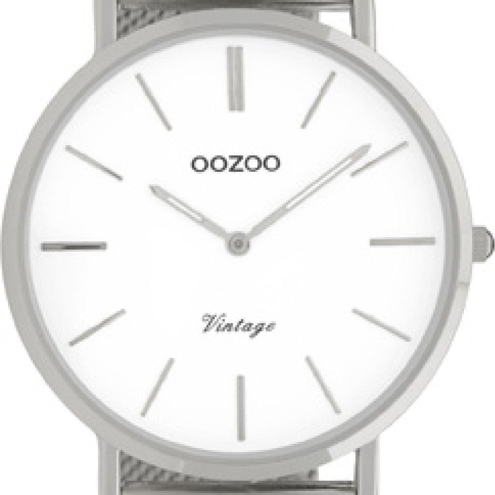 OOZOO C9903 Vintage Silver Metalic Mesh Bracelet