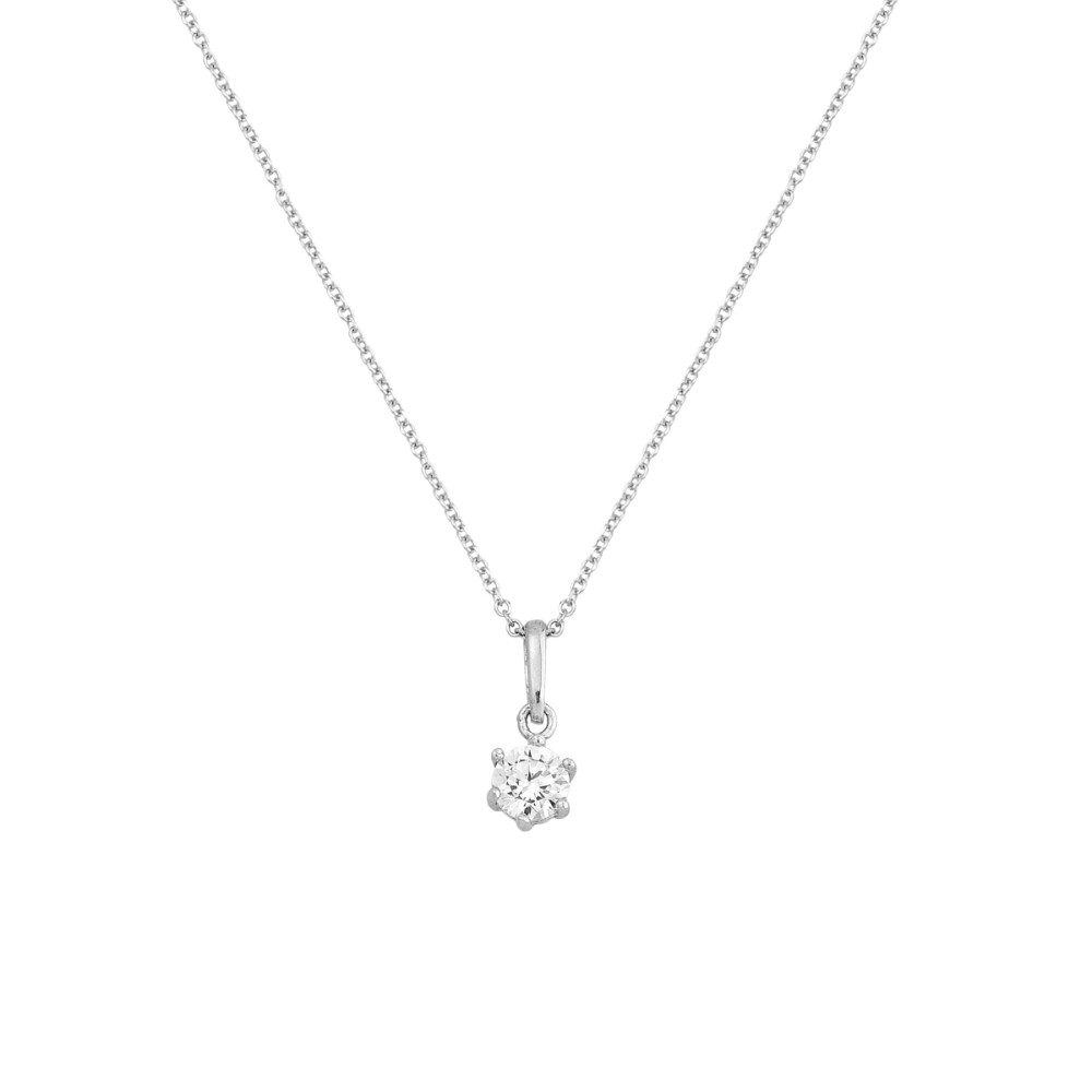 Gold 9ct. Solitaire necklace
