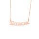 Sterling silver 925°.Tatiana name necklace on chain