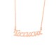 Sterling silver 925°.Tatiana name necklace on chain