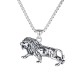 Stainless Steel. Lion pendant