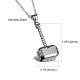 Stainless Steel. Thor hammer pendant