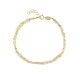 Gold 14ct. Triple chain bracelet