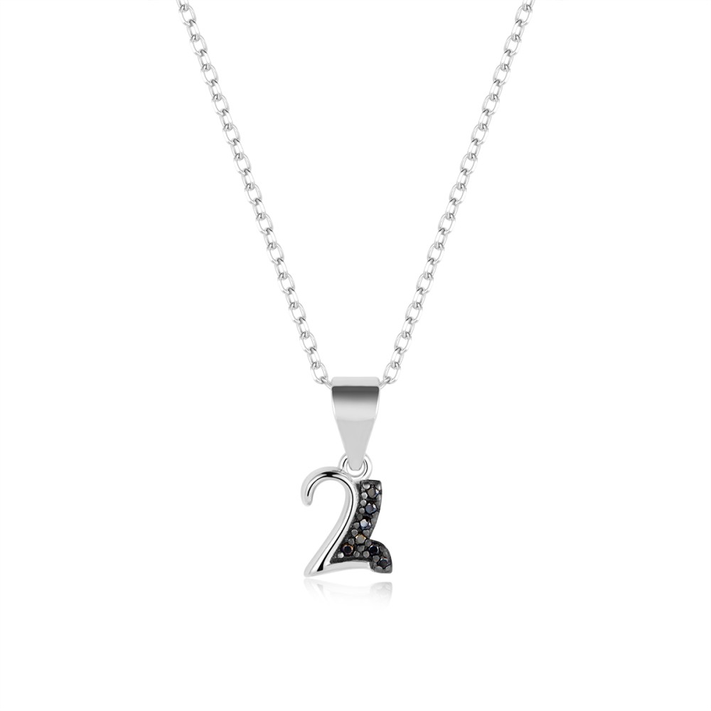 Sterling silver 925°. Lucky 24 necklace