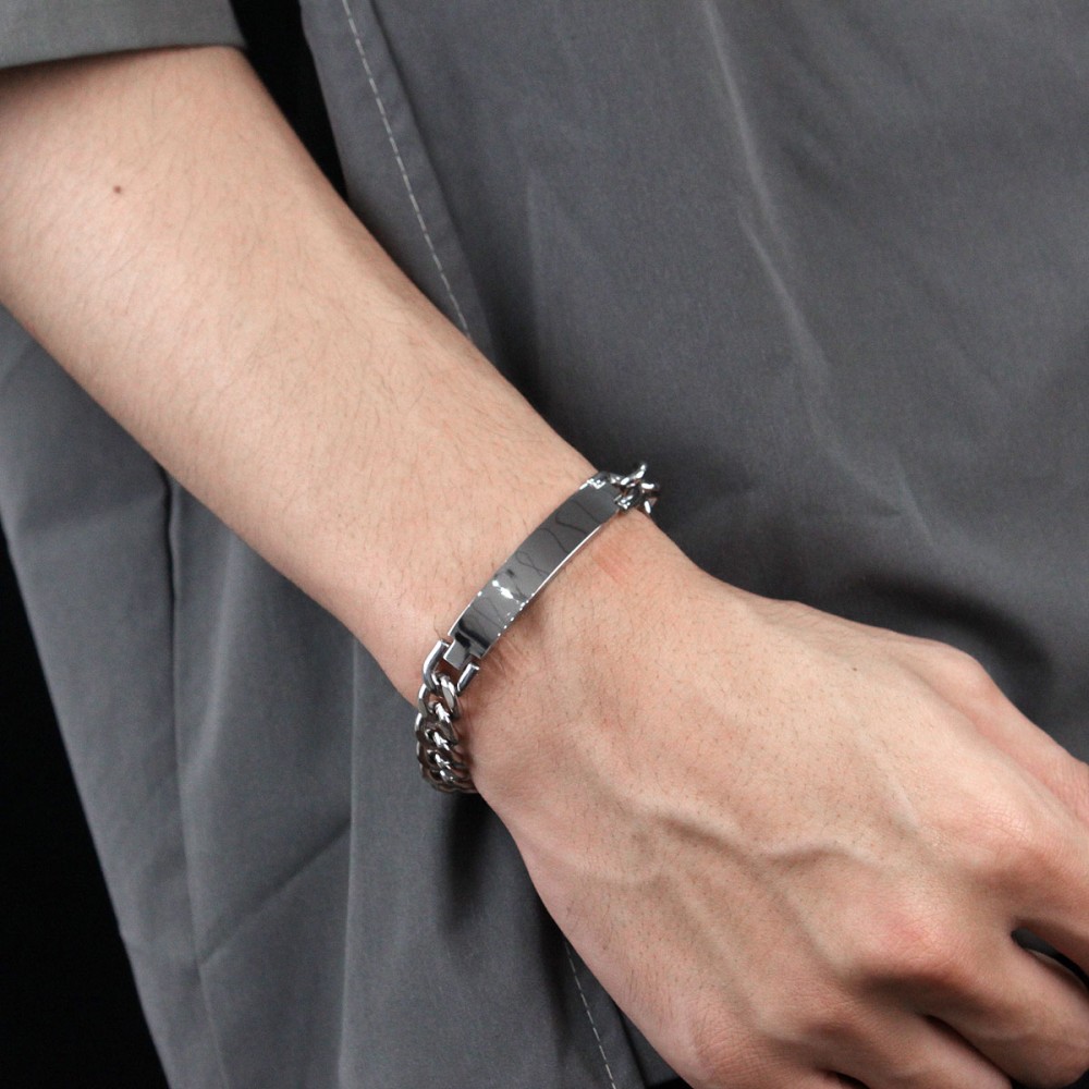 Stainless Steel. ID bracelet