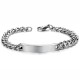 Stainless Steel. ID chain bracelet