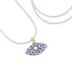 Sterling silver 925°. Mati ceramic necklace