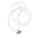 Sterling silver 925°. Mati ceramic necklace