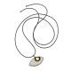 Sterling silver 925°. Ceramic Mati necklace 