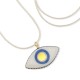 Sterling silver 925°. Mati ceramic necklace