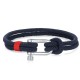 Stainless Steel. Nautical cord bracelet