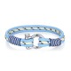 Stainless Steel. Nautical cord bracelet