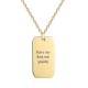 Stainless Steel. Army ID necklace