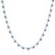 Sterling silver 925°. Riviera necklace with CZ