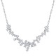 Sterling silver 925°. Clusters CZ on chain