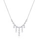 Sterling silver 925°. Chandelier necklace