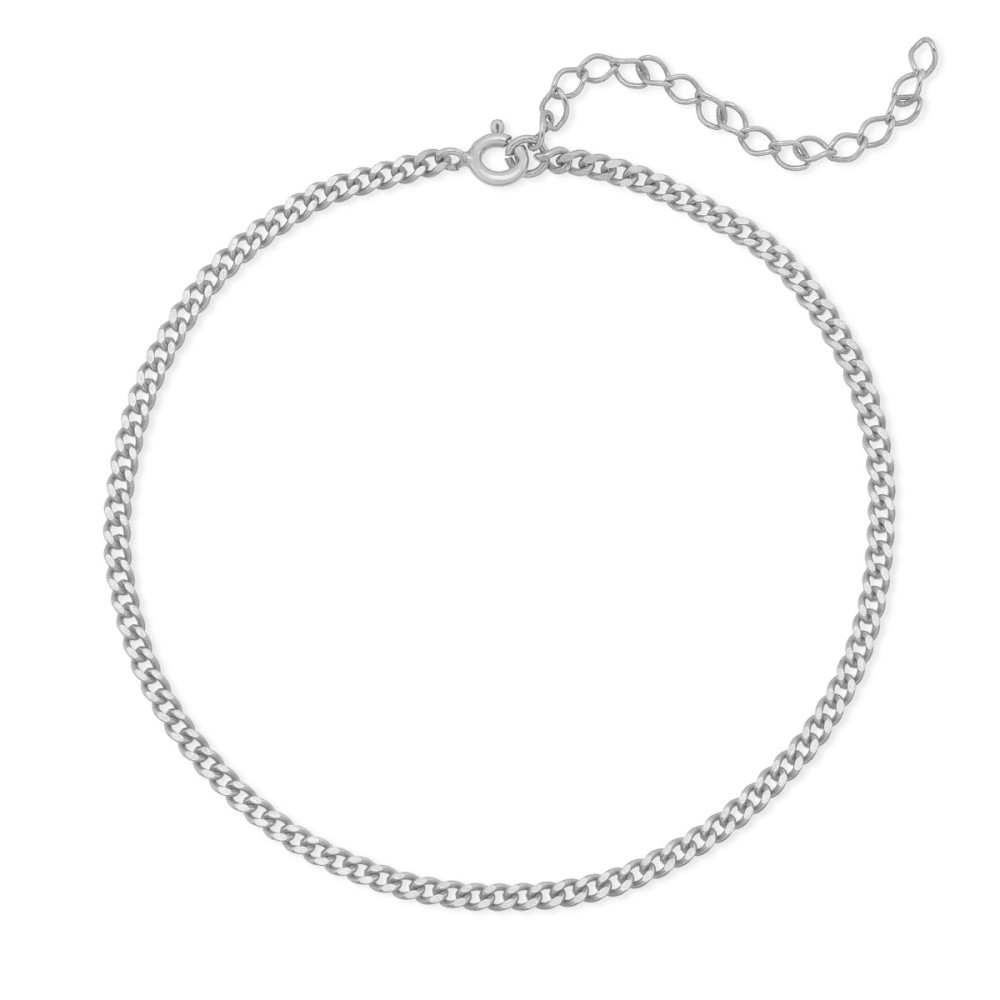 Sterling silver 925°. Ankle bracelet 