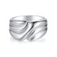 Sterling silver 925°. Multi wave ring