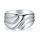 Sterling silver 925°. Multi wave ring