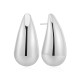 Stainless Steel. Teardrop studs