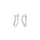 Sterling silver 925°. Wavy hoops