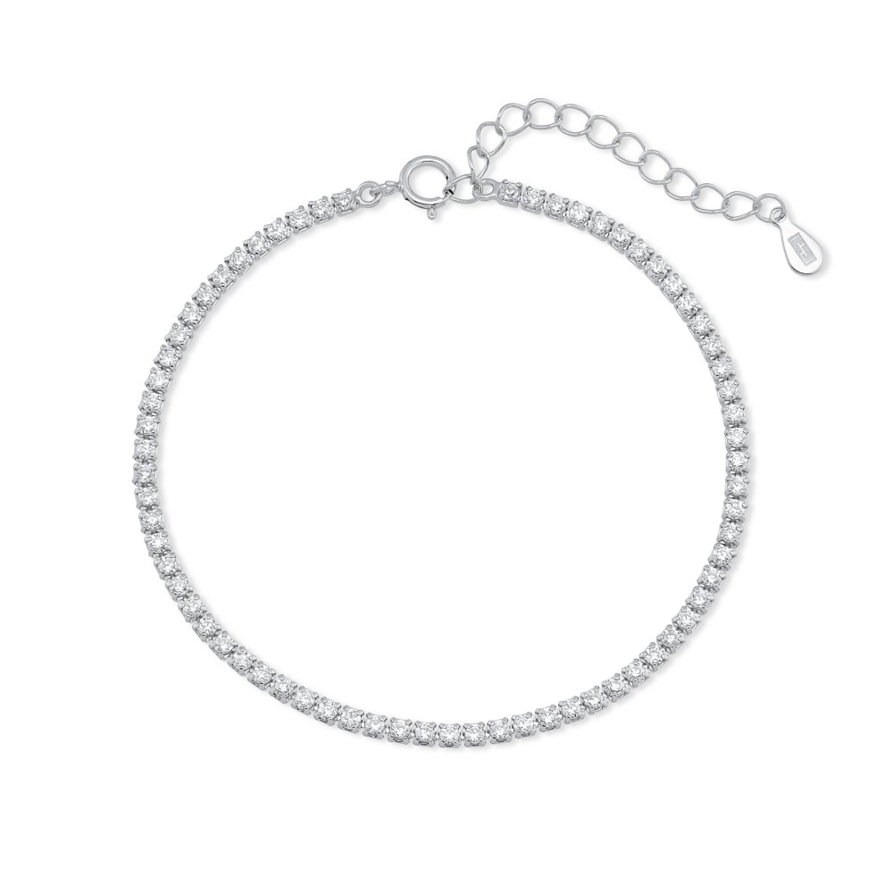 Sterling silver 925°. Riviera bracelet.