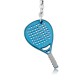 Stainless Steel. Padel racket keychain