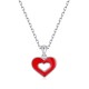 Sterling silver 925°. Heart pendant