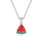 Sterling silver 925°. Watermelon pendant