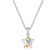 Sterling silver 925°. Unicorn star pendant