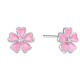 Sterling silver 925°. Flower stud earrings