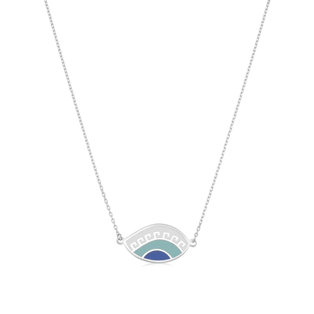 Sterling silver 925°. Mati chain necklace